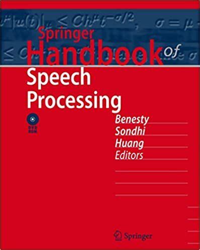 Springer handbook of speech processing free download. - Teoría de la antena balanis instructores solución manual.