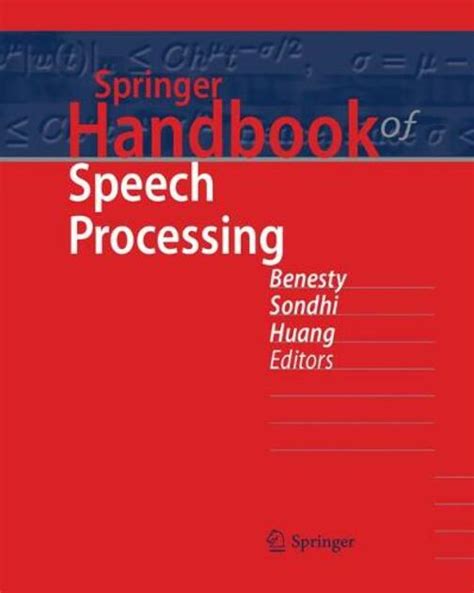 Springer handbook of speech processing springer handbooks. - Cornouaille du xi e au xii e siecle mémoire pouvoir noblesse.