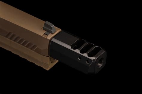 Springer precision p320 compensator.  The Hogue&reg; Wrapter adhesive grip provide...