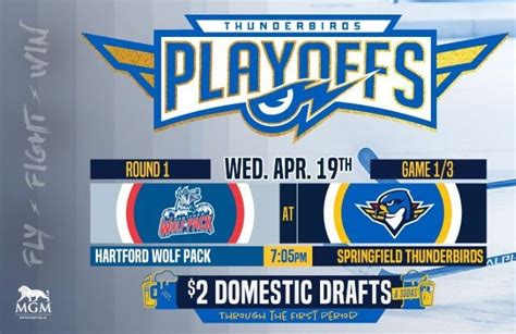 Springfield Thunderbirds Vs Hartford Wolf Pack Prediction Apr 15, …