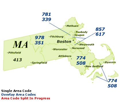 Springfield ma area code.  With the addition of the four new overlay codes, Massachuset...