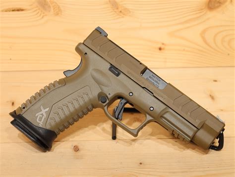 10mm Springfield Armory Handguns. Add to Compare. (13) Springfield Armory XD-M Elite OSP 10MM 4.5" Flat Dark Earth Optic Ready. $580.99. Add to Compare. Springfield Armory XD-M Elite Compact OSP 10mm Auto 3.80" 11+1 Black Melonite Steel Slide/Barrel wit. $563.99. Add to Compare.. 