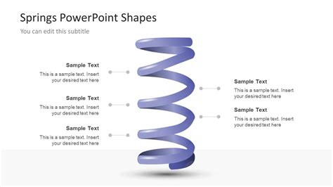 Springs PowerPoint Shapes - SlideModel