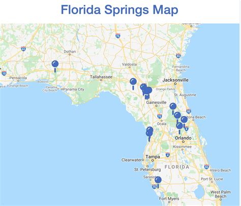 Springs in florida map. Map of Florida springs Magnitude 1. Courtesy of the University of Florida. Larger View. The largest springs in Florida are graded by magnitude: the gallons of water produced per day. The largest spring in Florida is Kings Bay at Crystal River in Citrus County with over 630 million gallons of water per day. 