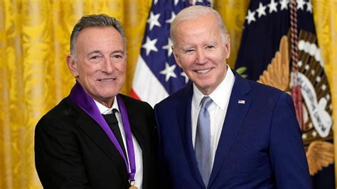 Springsteen, Julia Louis-Dreyfus among those to receive National Medal of Arts from Biden in COVID-delayed ceremony