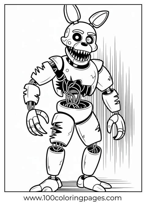 Springtrap Coloring Page