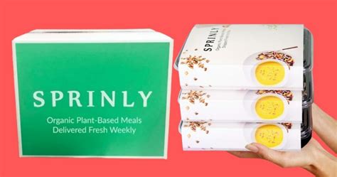 Sprinly - Sprinly delivers fully-prepared, 100% organic vegan and plant-based meals to your door weekly. You can choose from a variety of chef-developed, nutrient-dense, and gluten …