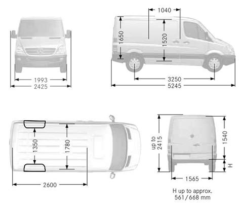 Sprinter l1h1 maße laderaum