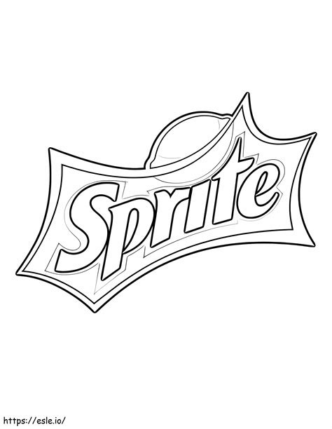 Sprite Coloring Pages