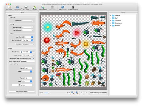 SpriteSheet Packer