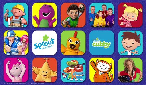 Sprout tv channel. The following is a list of PBS programs broadcast by PBS KIDS Sprout. Included are the shows' logos, titles, first and last air dates, and notes about their broadcast. Many of these shows left Sprout once their PBS broadcast rights expired, and most stopped airing when the channel turned ten in 2015 . Image. Show. Aired (including reruns) Boohbah. 
