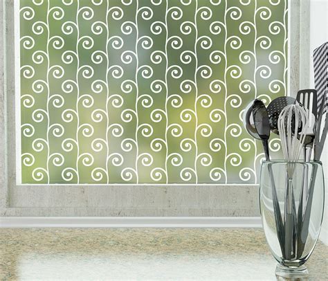Sprouts Patterned Privacy Window Film Modern Window Film