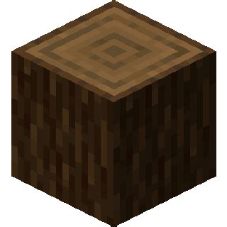 Spruce Log Block in Minecraft