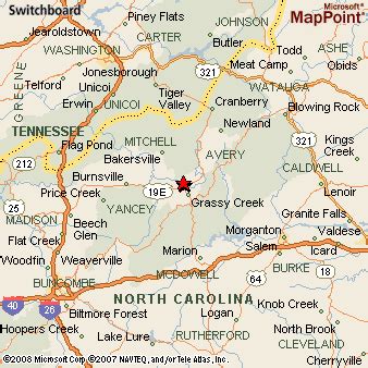 Spruce Pine, NC Map & Directions - MapQuest