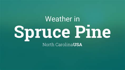 Spruce Pine, North Carolina 7 Day Weather WeatherWX.com