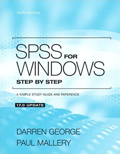 Spss for windows step by step a simple guide and reference 12 0 update. - Guida ai modelli di badge brivo.