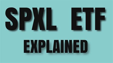 Spxl etf. Things To Know About Spxl etf. 