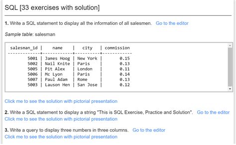 Sql practice. SQL Practice Set – Refine your SQL skills with 88 interactive exercises, ranging from simple SELECT statements to more advanced problems involving multiple subqueries. 2020 Monthly SQL Practice Sets – Get even more SQL practice! All our Monthly SQL Challenges from 2020 are gathered in this course. Work hard and … 