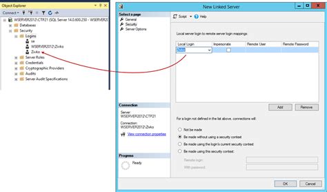 Sql query to check linked server.  The former is standard and the latter is n...