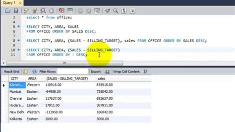 Sql query to sort in descending order