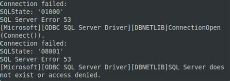 Sql server connection failed.  Dec 28, 2017 · While trying to create linked server, sometime...