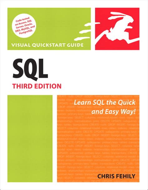 Sql visual quickstart guide 3th third edition. - Manuale del volume delle risorse naturali e dell'economia energetica 1.