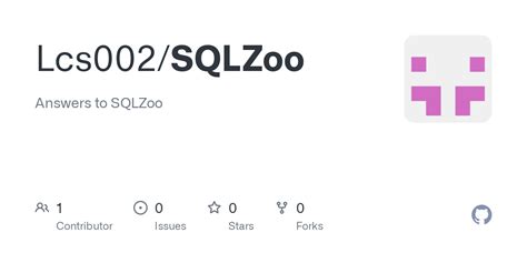 Sql zoo. Jul 8, 2020 · SQL-Zoo. SQL Zoo is one of the few resources online that actually lets you build and run queries against existing tables. Each tutorial will show you a table and then … 