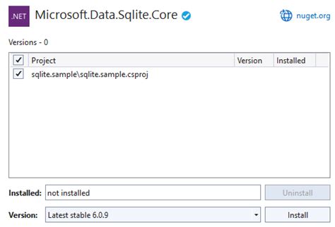 SqliteConnection Class (Microsoft.Data.Sqlite) Microsoft Learn