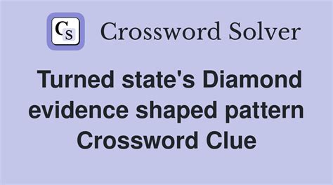 Square Diamond Shape Crossword Clue