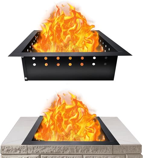 Square fire pit insert replacement. com.  This fire pit ring is perfect for outdoor heating.  No...
