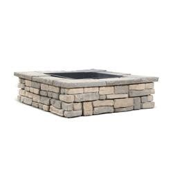 Square fire pit kit.  3 hours ago · Random Limestone Square Fire Pit Feature...