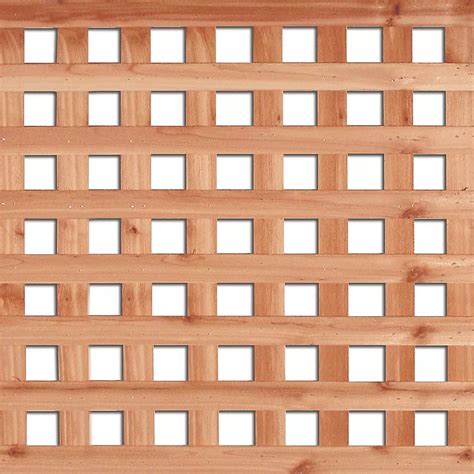 Redwood Lattice Panels. J&W offers jumbo