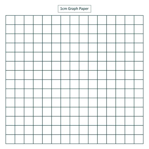 Squared Paper 1cm Editable Graph Paper