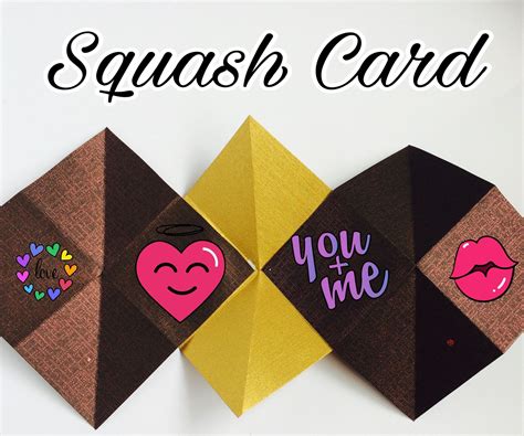 Squash Card Tutorial : 6 Steps (with Pictures) - Instructables