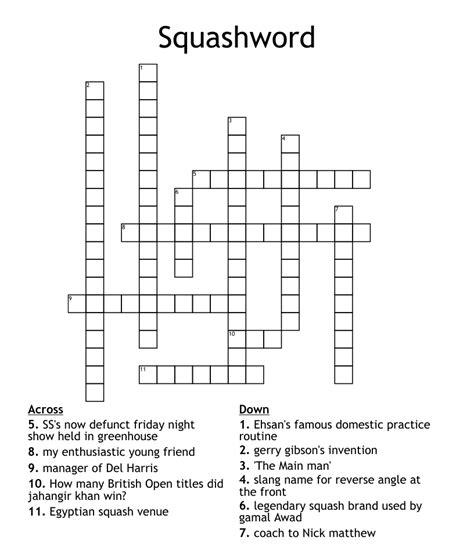 Squashes a rivals entry crossword. Below you will find a list of all the clues & answers within the LA Times crossword puzzle for August 3, 2023. ACROSS. Clue. Answer. Respiratory organ. LUNG. Lake-maker. DAM. The Bonfire of the Vanities novelist Tom. 