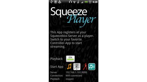 Squeeze player apk.  Features include: Now playing, artwork, seeking within tracks,...