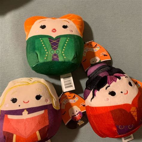 Squishmallow 5" Hocus Pocus Sanderson Sisters 3 PC Halloween …