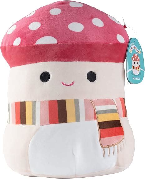 Squishmallows 10" Malcolm The Mushroom with Scarf