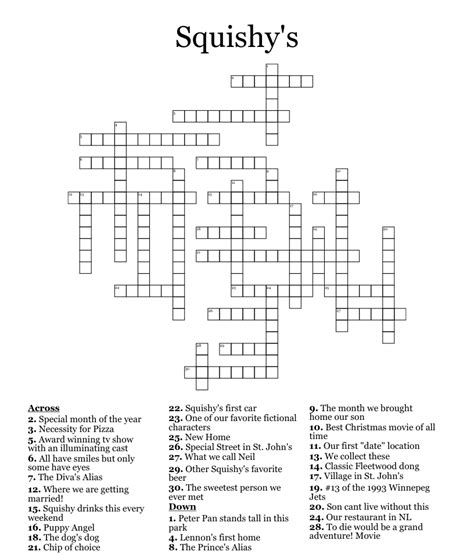 Find the latest crossword clues from New York Times Crosswords, LA Times Crosswords and many more. Crossword Solver. Crossword Finders. Crossword Answers. Word Finders. ... STRESSBALL Squishy desktop item (10) New York Times: Jan 4, 2024 : 3% OCHE Darts line (4) Mirror Classic: Dec 20, 2023 : 2% ROMPERS Children's playsuits (7) (7) .... 
