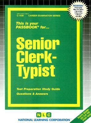 Sr clerk typist study guide ny. - The new early childhood professional a step by step guide to overcoming goliath early childhood education.