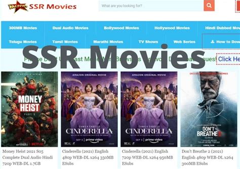 SSR Movies 2023 Full Movie Download in Dual Audio 720p Website – SSR Movies is a pirated movie and web series downloading Torrent website from where you can download exclusive movies absolutely free of cost. It gets downloaded smoothly without posing any troubles.. 