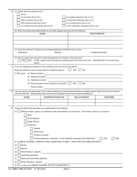 Ssa 11 Bk 2022 Form PDF Fill Out and Sign Printable PDF Template
