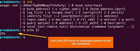 Ssh exit codes.  You also cannot reliably use a status code for a counter....