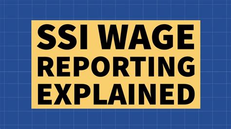 Ssi wage reporting. Things To Know About Ssi wage reporting. 