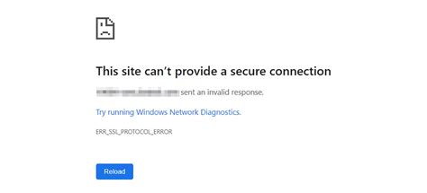 Ssl protocol error in mobile. These errors usually indicate a problem with...