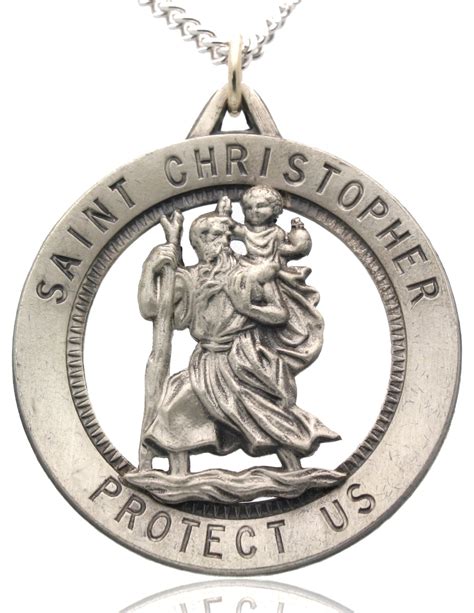 St Christopher Medal – www.allpatronsaints.com