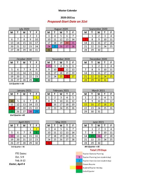 St Johns Academic Calendar