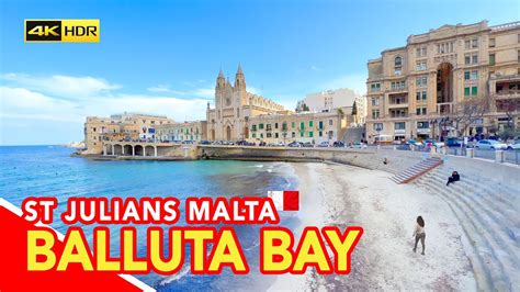 St Julians, Malta - Balluta Bay - one of the best places to visit in ...