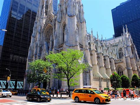 St Patricks Cathedral Streetview Downtown New York City New …