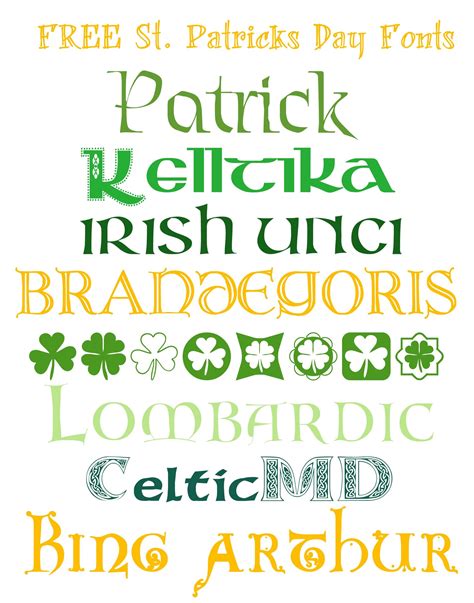 St Patricks Day Font Teaching Resources Teachers Pay Teachers